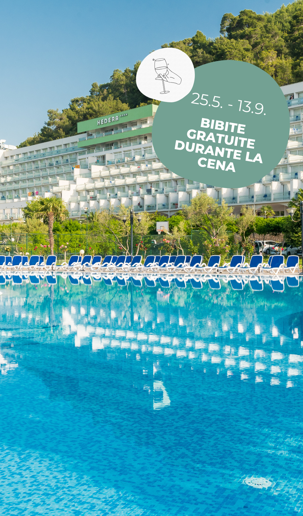 L'Hotel Hedera è il posto giusto per una vacanza con famiglia in Croazia. Questo hotel offre intrattenimento e attività per tutta la famiglia.